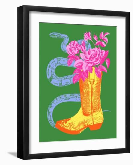 Check Your Boots II-Victoria Barnes-Framed Art Print