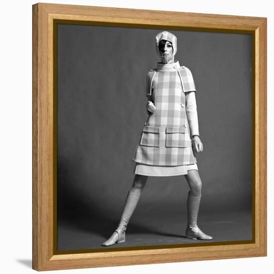 Checked Coat, 1960s-John French-Framed Premier Image Canvas