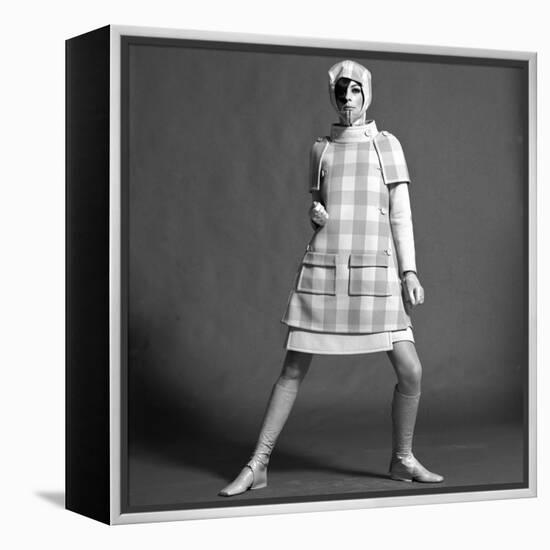 Checked Coat, 1960s-John French-Framed Premier Image Canvas