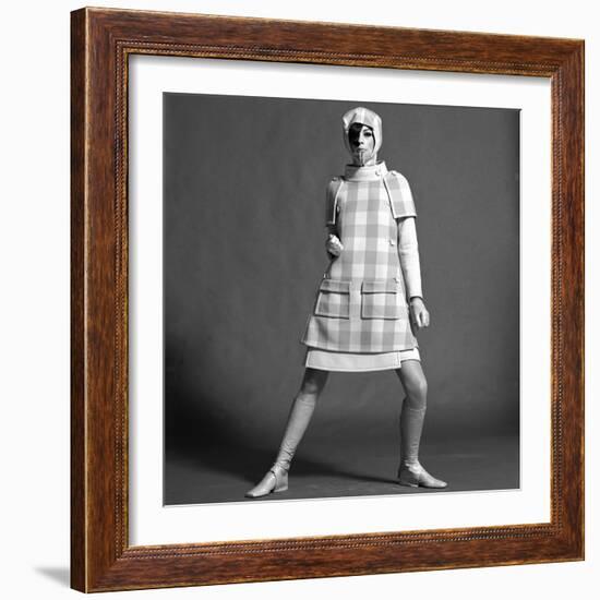 Checked Coat, 1960s-John French-Framed Giclee Print
