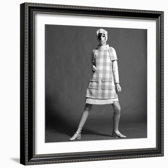 Checked Coat, 1960s-John French-Framed Giclee Print