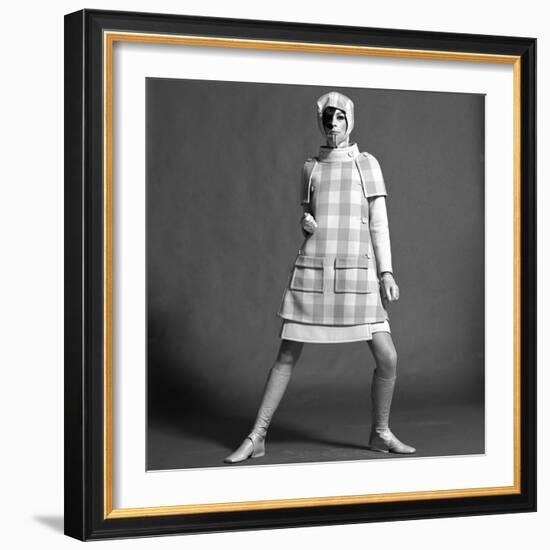 Checked Coat, 1960s-John French-Framed Giclee Print