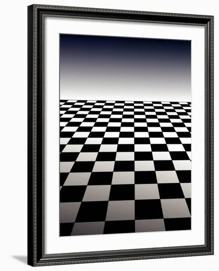 Checker Board Background-Isaac Marzioli-Framed Photographic Print