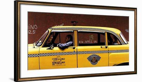 Checker Cab-Max Ferguson-Framed Art Print