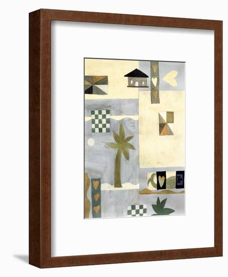 Checkerboard Travel II-Muriel Verger-Framed Art Print