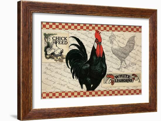 Checkered Chicken 4-null-Framed Giclee Print