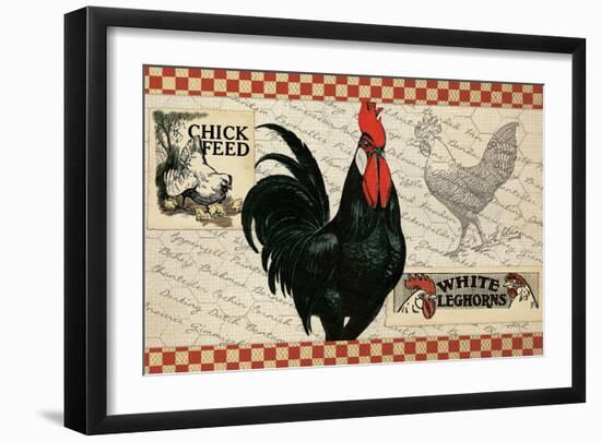 Checkered Chicken 4-null-Framed Giclee Print