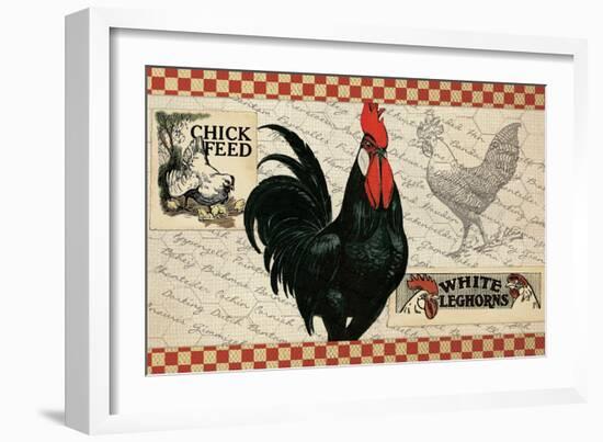 Checkered Chicken 4-null-Framed Giclee Print