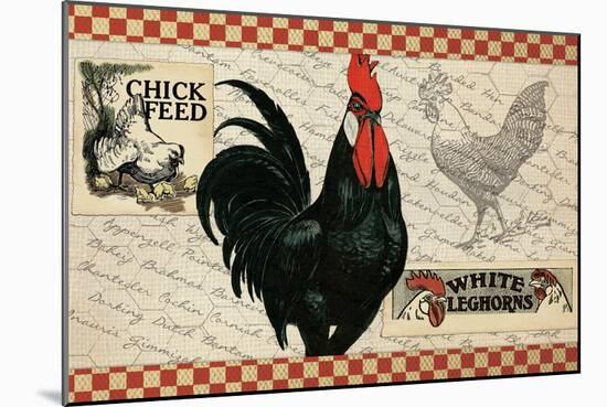 Checkered Chicken 4-null-Mounted Giclee Print