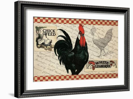 Checkered Chicken 4-null-Framed Giclee Print