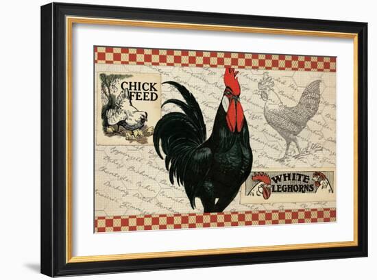 Checkered Chicken 4-null-Framed Giclee Print