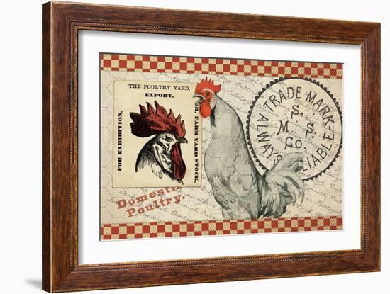 Checkered Chicken 5-null-Framed Giclee Print