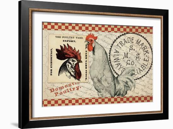 Checkered Chicken 5-null-Framed Giclee Print