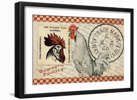 Checkered Chicken 5-null-Framed Giclee Print