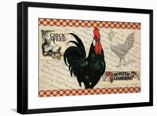 Checkered Chickens - Image 4-The Saturday Evening Post-Framed Giclee Print