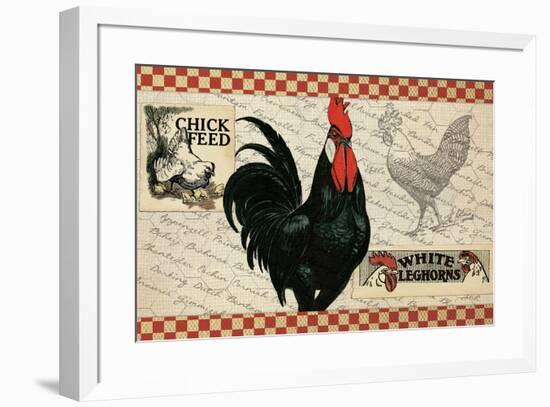 Checkered Chickens - Image 4-The Saturday Evening Post-Framed Giclee Print