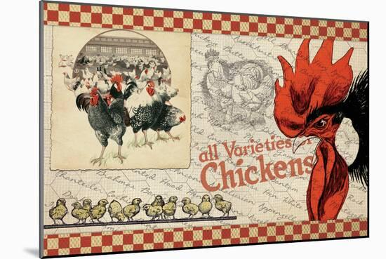 Checkered Chickens - Image 6-The Saturday Evening Post-Mounted Giclee Print