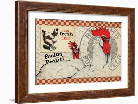 Checkered Chickens - Image 8-The Saturday Evening Post-Framed Giclee Print