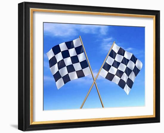 Checkered Flags-Matthias Kulka-Framed Giclee Print