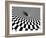 Checkered Texture 3D Background-ArchMan-Framed Art Print