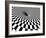 Checkered Texture 3D Background-ArchMan-Framed Art Print