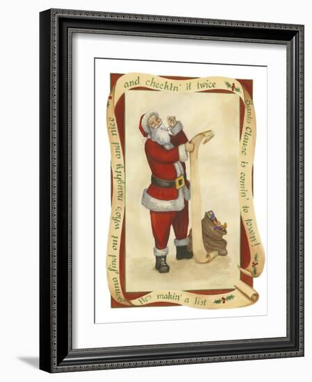 Checking It Twice-Tara Friel-Framed Art Print