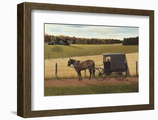 Checking the Pies-Kathleen Green-Framed Art Print