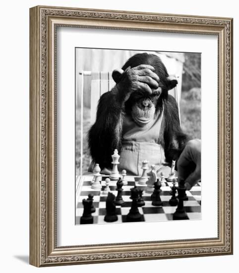 Checkmate-null-Framed Art Print