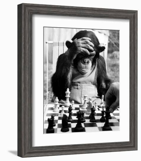 Checkmate-null-Framed Art Print