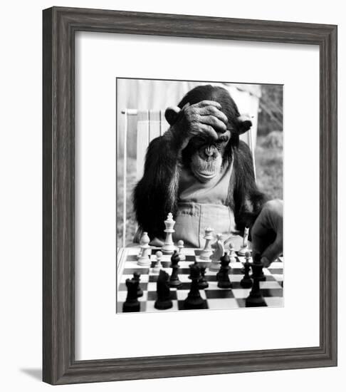 Checkmate-null-Framed Art Print