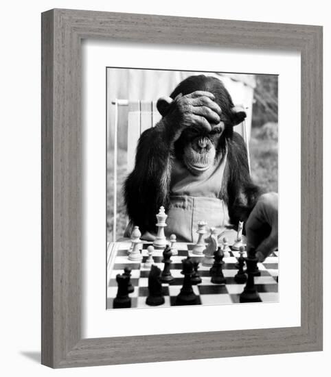 Checkmate-null-Framed Art Print