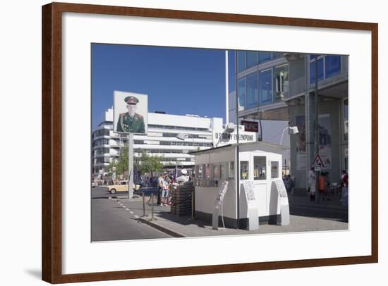 Checkpoint Charlie, Berlin Mitte, Berlin, Germany, Europe-Markus Lange-Framed Photographic Print