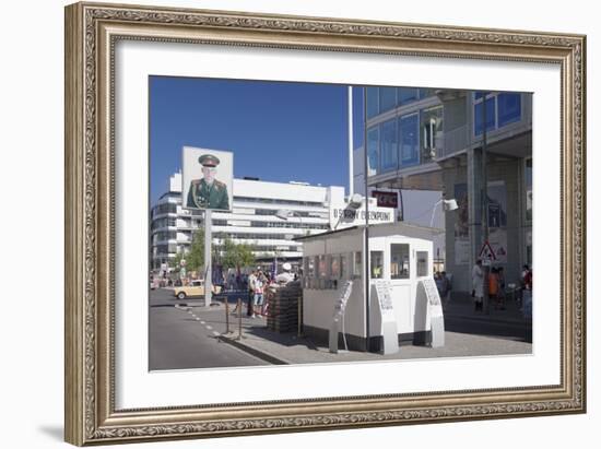 Checkpoint Charlie, Berlin Mitte, Berlin, Germany, Europe-Markus Lange-Framed Photographic Print