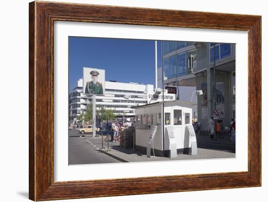 Checkpoint Charlie, Berlin Mitte, Berlin, Germany, Europe-Markus Lange-Framed Photographic Print