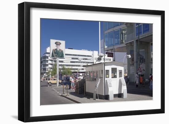 Checkpoint Charlie, Berlin Mitte, Berlin, Germany, Europe-Markus Lange-Framed Photographic Print