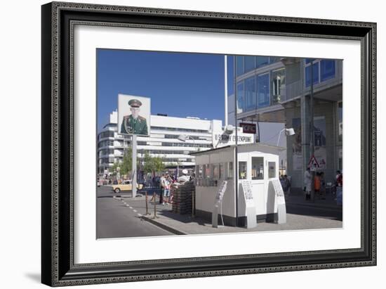 Checkpoint Charlie, Berlin Mitte, Berlin, Germany, Europe-Markus Lange-Framed Photographic Print
