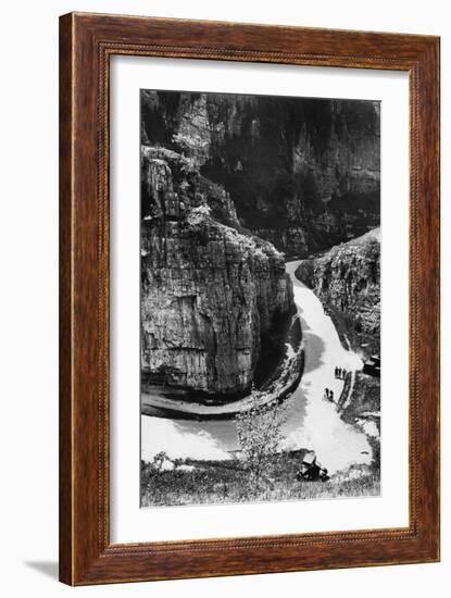 Cheddar Gorge-Fred Musto-Framed Photographic Print