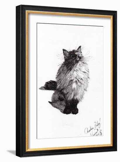 Cheekie Baby, 2008-Vincent Alexander Booth-Framed Giclee Print