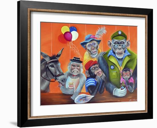 Cheeky Monkey-Sue Clyne-Framed Giclee Print