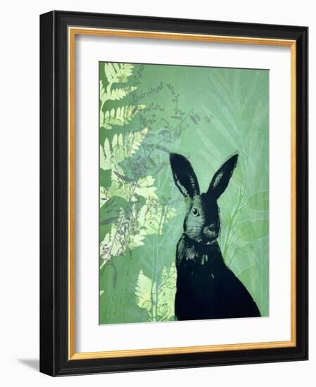 Cheeky Rabbit-Trudy Rice-Framed Art Print