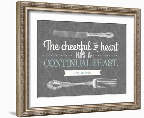 Cheerful of Heart--Framed Giclee Print