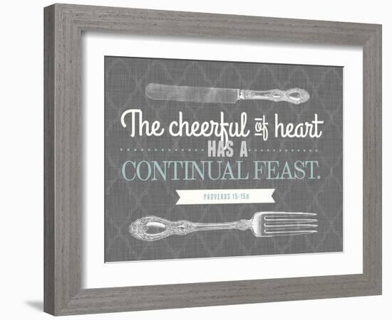 Cheerful of Heart-null-Framed Giclee Print