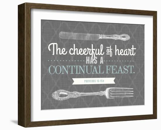 Cheerful of Heart-null-Framed Giclee Print