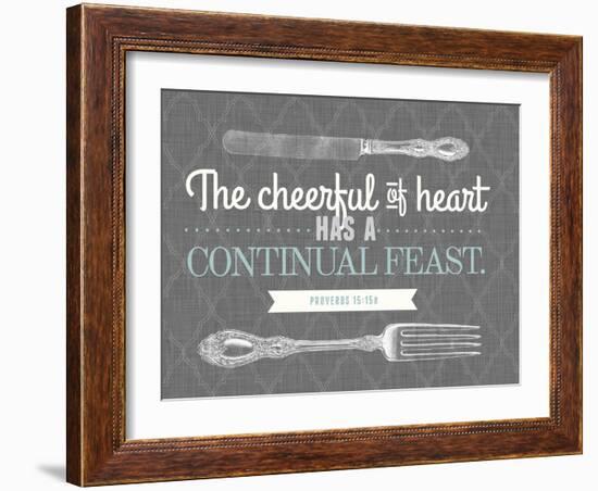 Cheerful of Heart-null-Framed Giclee Print