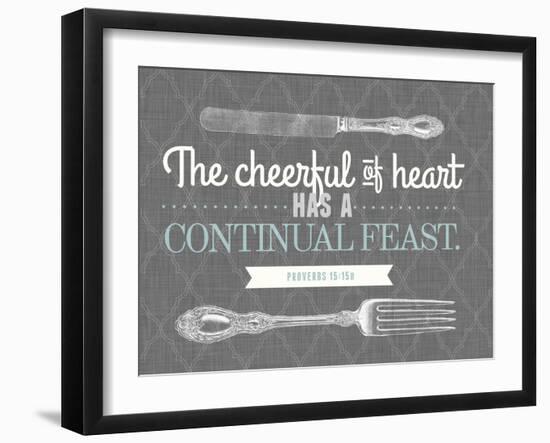 Cheerful of Heart-null-Framed Giclee Print