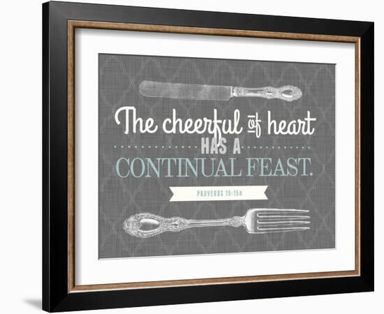 Cheerful of Heart-null-Framed Giclee Print