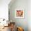 Cheerful Poppies-Carrie Schmitt-Framed Art Print displayed on a wall