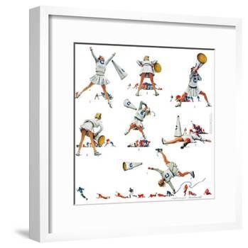 "Cheerleader", November 25,1961-Norman Rockwell-Framed Giclee Print