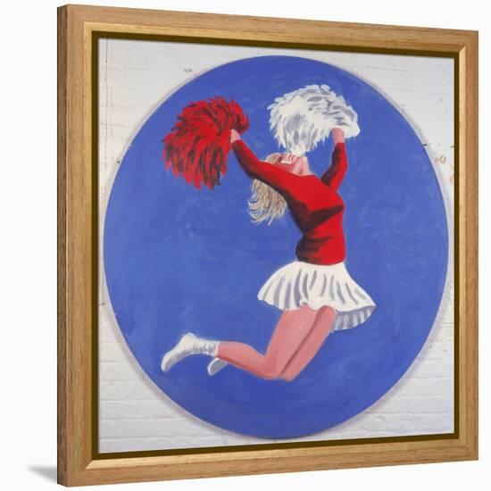 Cheerleader Tondo, 2001-Joe Heaps Nelson-Framed Premier Image Canvas