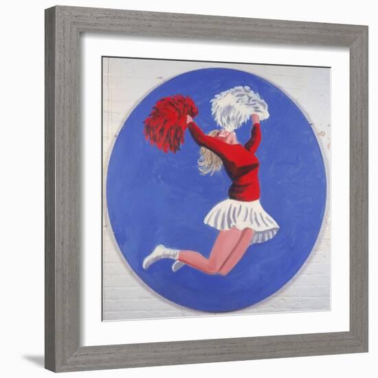 Cheerleader Tondo, 2001-Joe Heaps Nelson-Framed Giclee Print